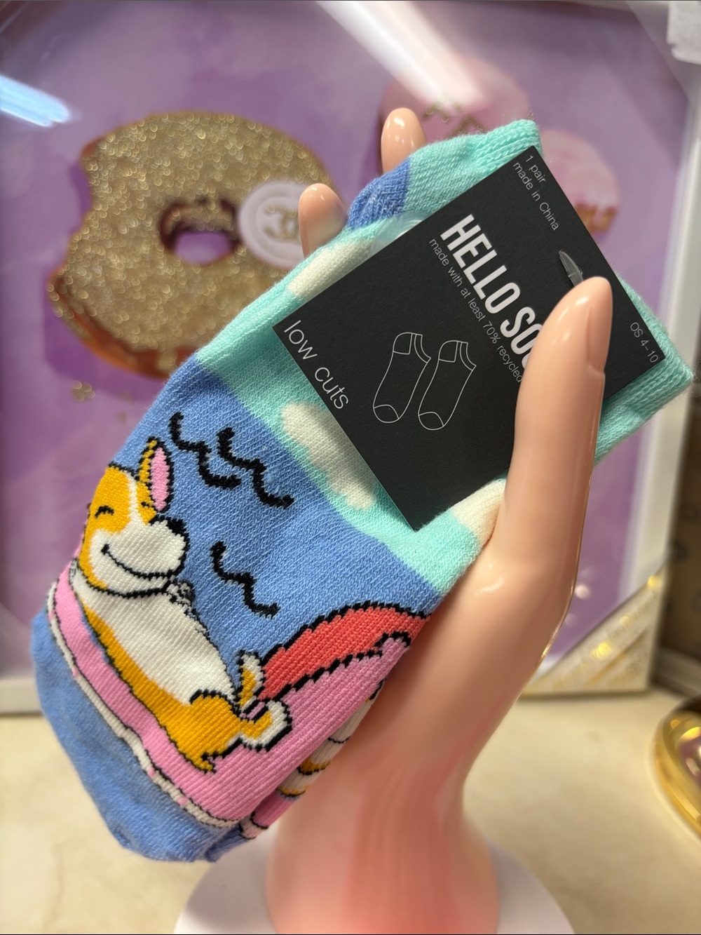 Low-Cut Men’s Novelty Socks NWT